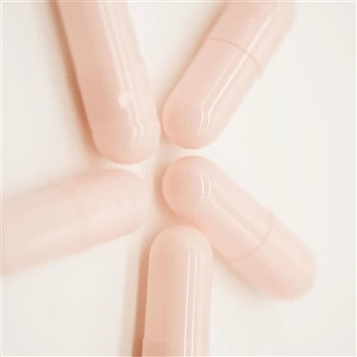Cápsulas vacías HPMC tamaño 0 (rosa-rosa)